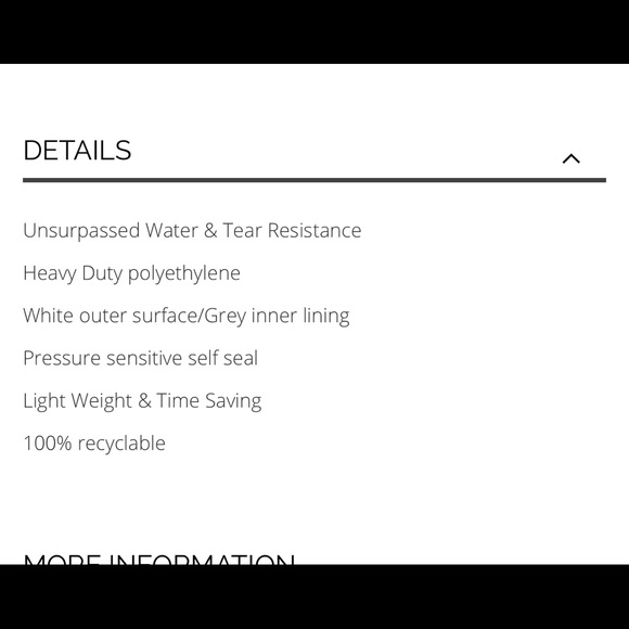 30 4x6 WHITE Polymailers +36 Thank-You - Picture 3 of 4